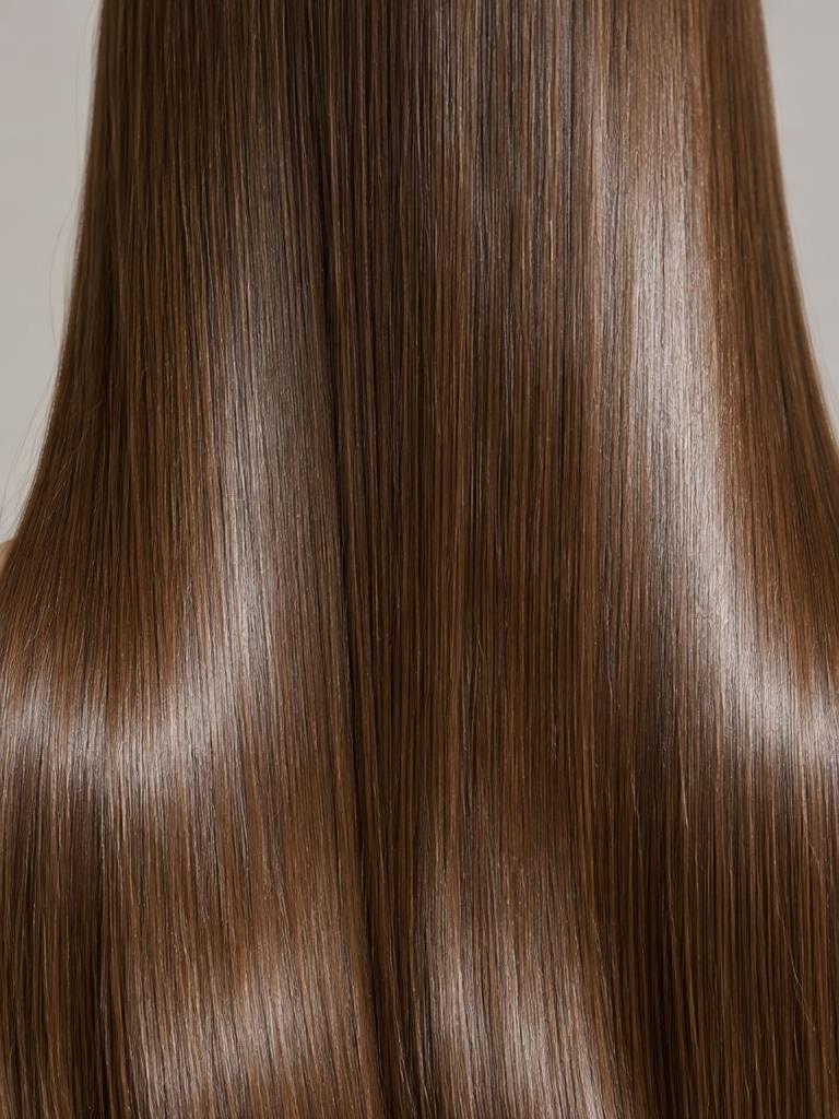 Cheveux lisses et brillants après 90 jours (visuel démo)